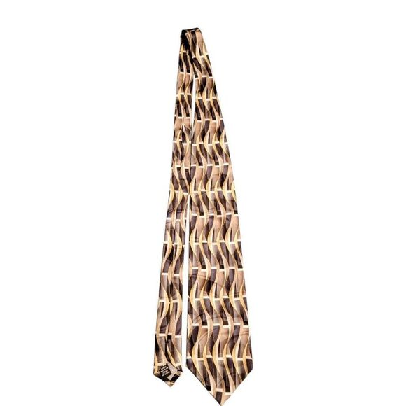 Tie Silk Neutral Colors Nubio Business Professional or Dress Necktie - Picture 2 of 7
